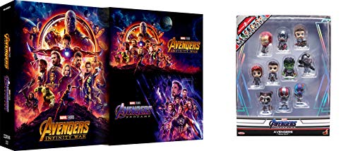 アベンジャーズ/エンドゲーム&インフィニティ・ウォー MovieNEXセット [ブルーレイ+DVD+デジタルコピー+MovieNEXワールド]（オリジナルミニコスベイビー10体セット付き） [Blu-ray]