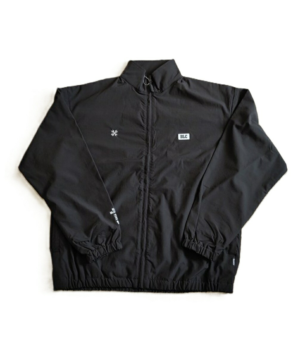BLUCO ブルコ 伸ばすこと 貨物自動車上衣 形づくる上衣 黒いこと 黒 STRETCH TRACK JACKET 161-31-053 細工物 表どおり 貨物輸送無料 2026