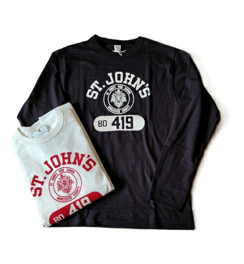 WAREHOUSE ウエアハウス 長袖Tシャツ オフ ブラック 黒 2カラー アメカジ メンズ レディース ユニセックス Lot 5906 長袖クルーネック T ST.JOHN’S 送料無料