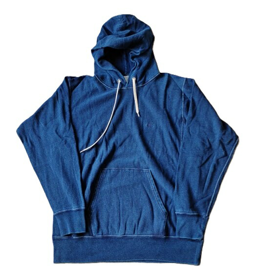 CHAMPION はやりっ子 リバースウィーブ パーカー フーディー インディゴ 伸び伸びする相応う REVERSE WEAVE 10薬局衡オンス FRENCH TERRY 貨物輸送無料 アメカジ 表どおり 分かりやすい 定番 成年者コーデ