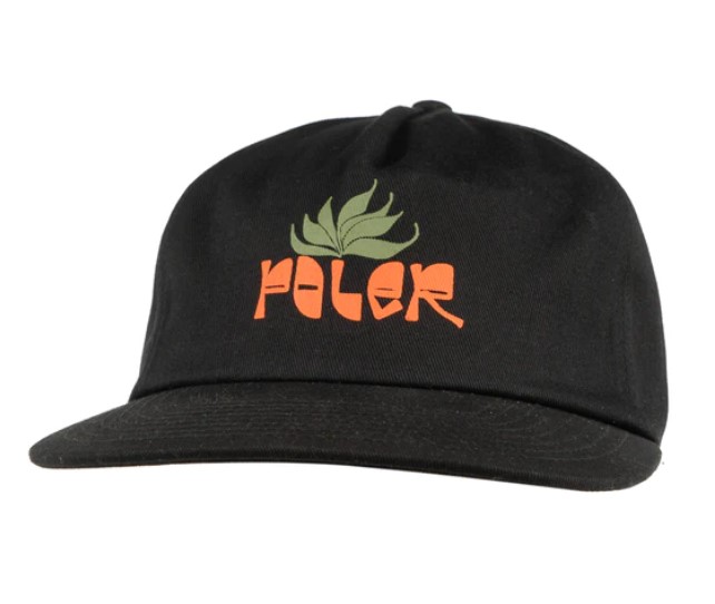 POLER キャップ メンズ レディース 黒 PL SHRUBBERY HAT BLACK ストリート アウトドア好きにも ユニセックス 送料込み価格 送料無料