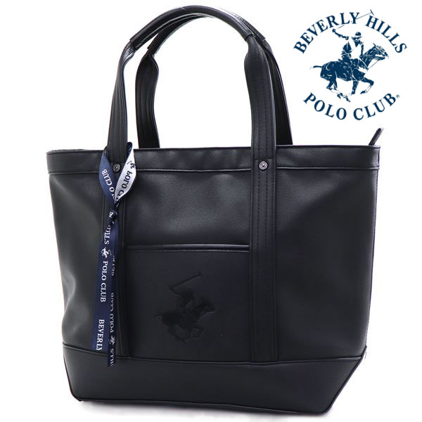 【アフター大売り出し！】 ビバリーヒルズポロ野球クラブ トートバッグ レディース メンズ 置き目品 BEVERLY HILLS POLO CLUB 黒いこと BH2008N 【貨物輸送無料】