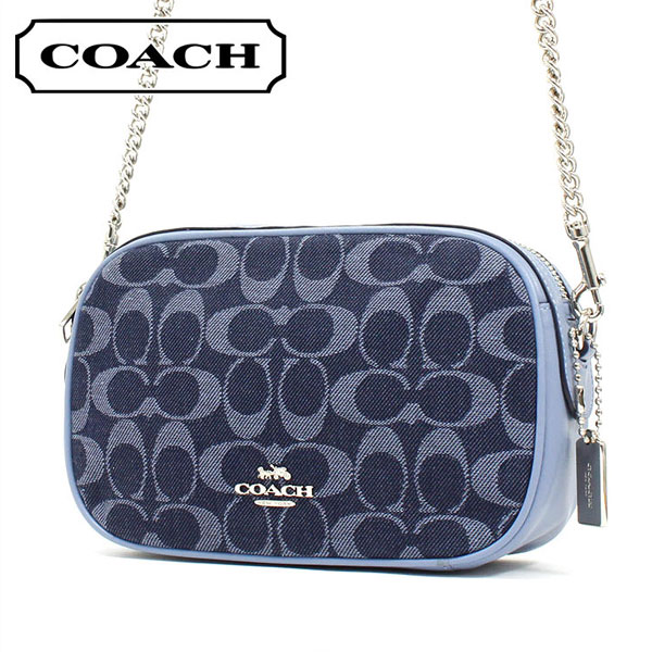 Coach Shoulder Bag Lady S Denim F25878 Sv De