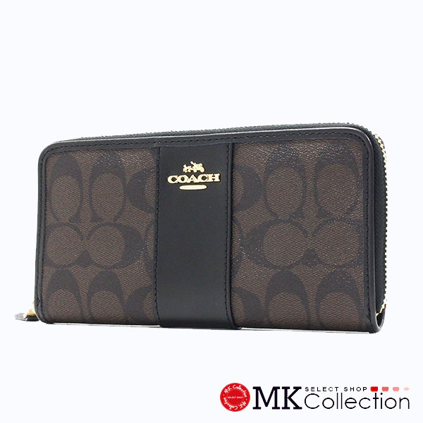 保証書付 お買い物マラソンセール4 23 17 00 4 28 9 59 母の日特集 コーチ 長財布 レディース Coach Wallet ブラウンxブラック F Imaa8 送料無料 あす楽 ギフト プレゼント 男性 女性 誕生日 100 の保証 Socioempresarial Pe