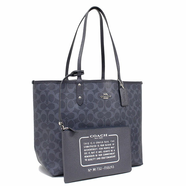 Coach Tote Bag Lady S Denim F58293 Svm6g