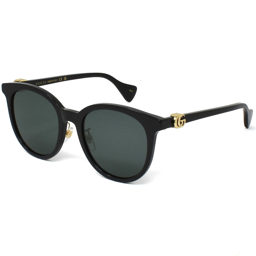 グッチ 黒眼鏡 メンズ レディース アジアン相応う GUCCI SunglassesアイウェアGG1073SK-001【貨物輸送無料♪】