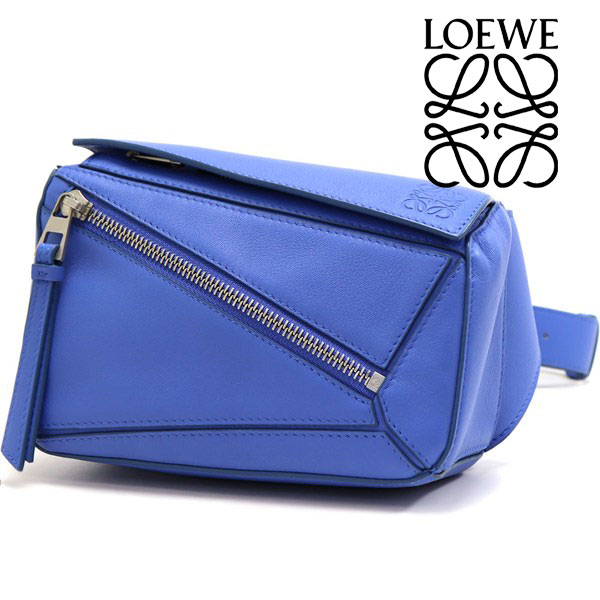 【百貨店SALE執り行なう中！】 ロエベ 上半身御徒面子 メンズ レディース LOEWE ショルダーバッグ 青碧 B510U89X02 5695 【貨物輸送無料】
