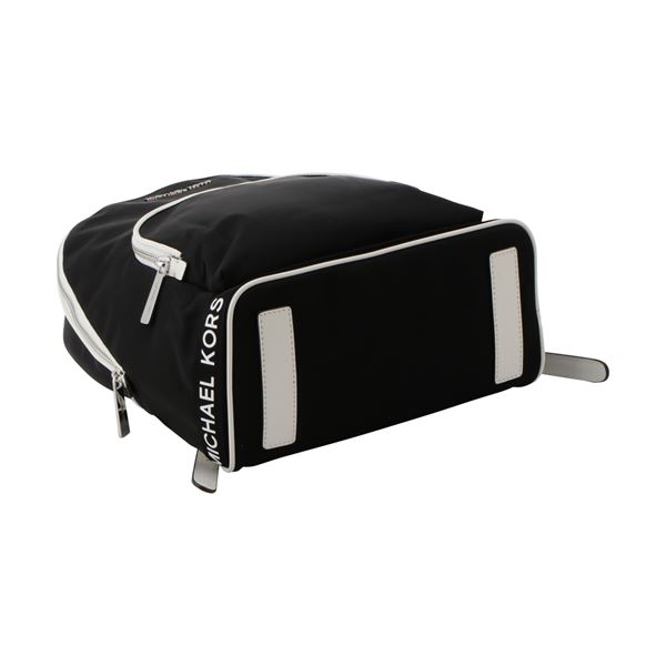 10188 MICHAEL KORS Connie Nylon Medium Backpack BLACK OPTIC  display picture 3