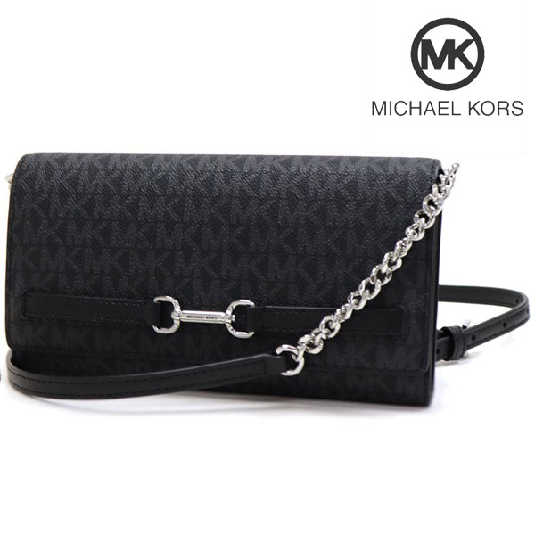 【アフター大売り出し！】 マイケル教科課程 ショルダーバッグ レディース MICHAEL KORS 黒いこと 35S5S2ZC7B BLACK 【貨物輸送無料】