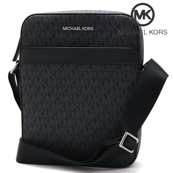 【週末セール】 マイケルコース ショルダーバッグ メンズ レディース MICHAEL KORS ブラック 37F2LCOL6J BLACK 【送料無料】