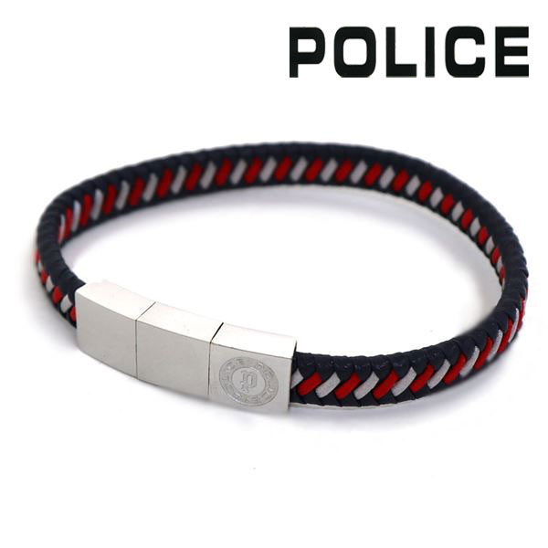 【お買い物マラソンセール】 ポリス ブレスレット メンズ 国内正規品 POLICE アクセサリー ブラック×グリーン GB0034003 【送料無料♪】