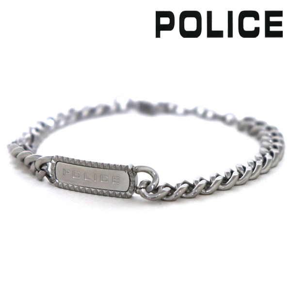 【お買い物マラソンセール】 ポリス ブレスレット メンズ 正規品 POLICE アクセサリー TAPER シルバー GB0041301 【送料無料♪】