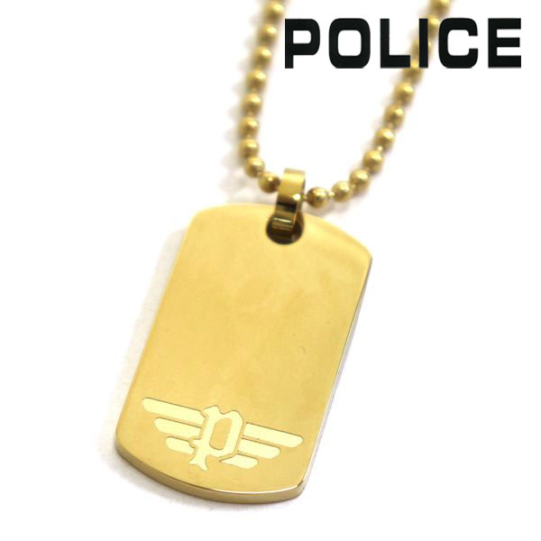 【お買い物マラソンセール】 ポリス ネックレス メンズ 国内正規品 POLICE アクセサリー ゴールド GN0009402 【送料無料♪】