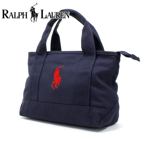 ralph lauren navy tote bag