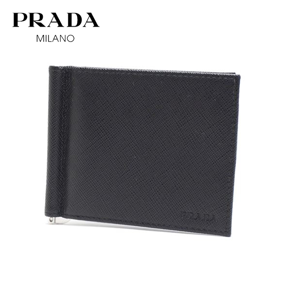 Prada クリスマス Wallet プラダ メンズ 二つ折り財布 女性 ブラック 送料無料 サフィアーノレザー 2mn077 財布 ケース Pn9 F0002 ギフト プレゼント 男性 女性 クリスマス 誕生日 Mkcollection新品 ご要望によりラッピング対応可 プレゼント ギフト Prada