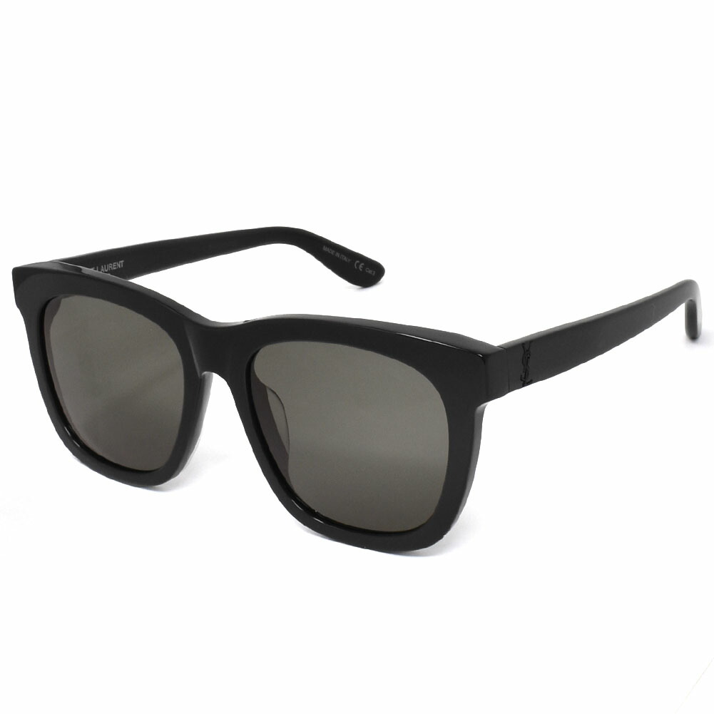 サンローラン サングラス メンズ レディース SAINT LAURENT Sunglasses アジアンフィット ブラック SLM24K-001 【送料無料♪】