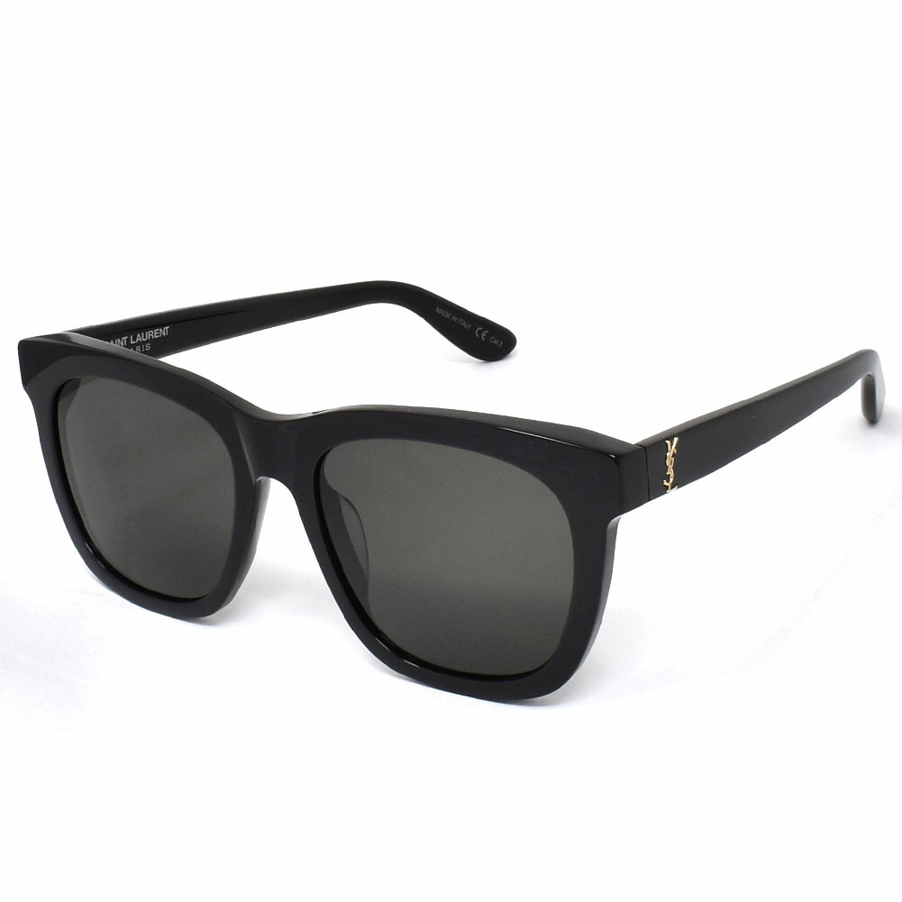 サンローラン 黒眼鏡 メンズ レディース SAINT LAURENT Sunglasses アジアン填まる 黒いこと SLM24K-005 【貨物輸送無料♪】