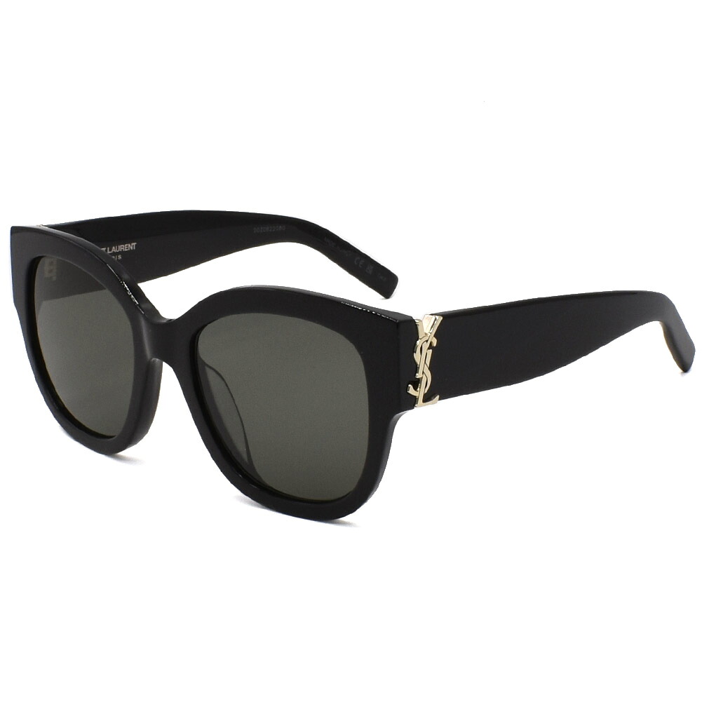 サンローラン 黒眼鏡 メンズ レディース SAINT LAURENTSunglassesアジアンフィットブラックSLM95F-001【貨物輸送無料♪】