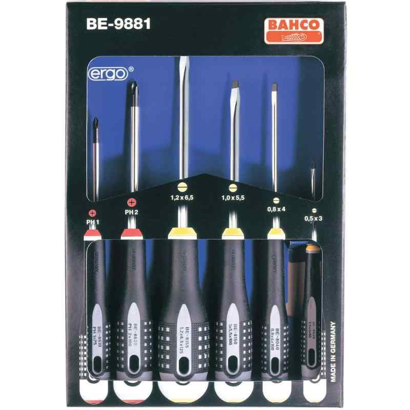BAHCO(バーコ) Ergonomic Screwdriver エルゴドライバーセット BE-9881