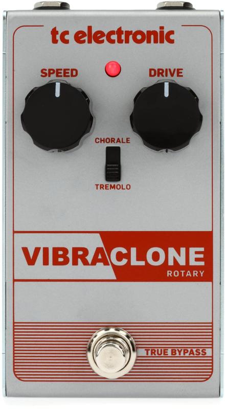 TC Electronic ロータリスピーカーエミュレーションペダル ギターエフェクター 60年代ロータリースピーカーを再現 シンプルな操作 トゥルーバイパス VIBRACLONE ROTARY