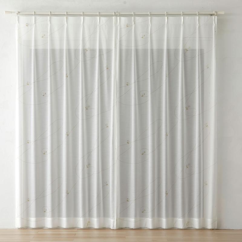 スミノエ ジークレフボイル カーテン シアー 1枚入 100×198cm W 342-74219