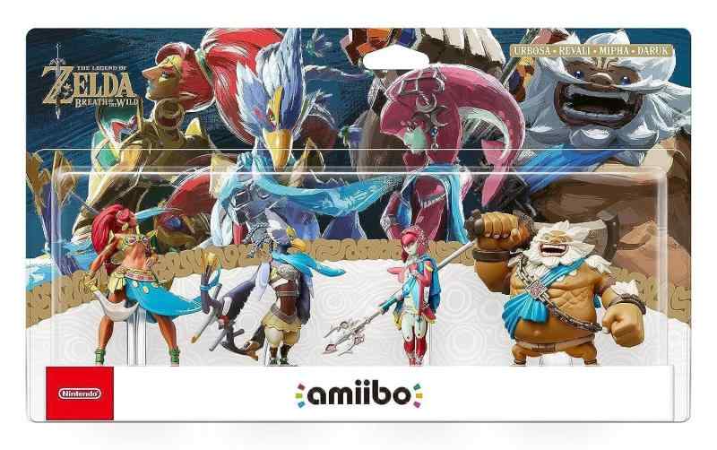 amiibo ゼルダの伝説 ブレス オブ ザ ワイルド 四人の英傑セット(マイ… 18655831_0.jpg