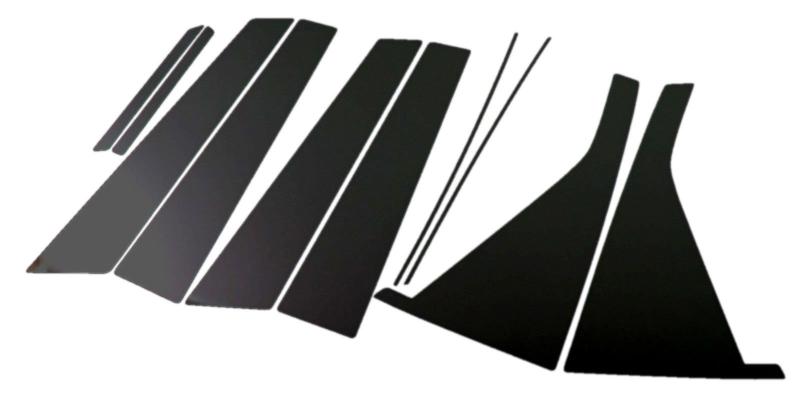 BRIGHTZ オデッセイ RB3-4 ブラックメッキピラーパネルカバー 10PC バイザー無し用 【 PIL-BLA-149 】 5052|MK店