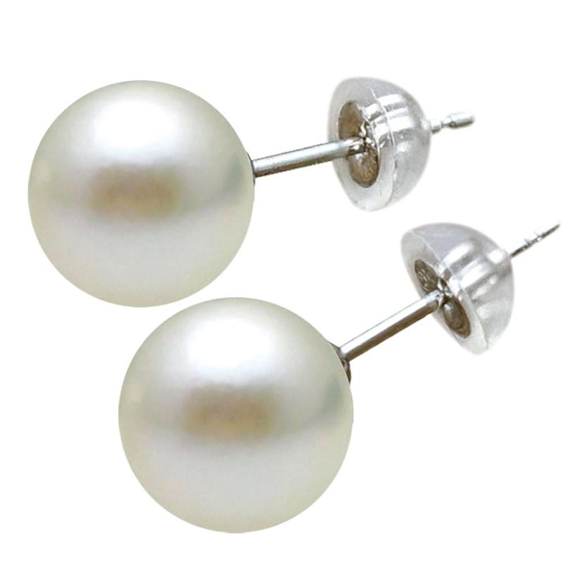 アコヤ真珠 8mm 8.5mm パール ピアス akoya あこや本真珠(Pt)(K18)｜MK店