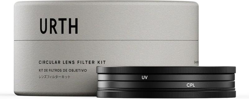 Urth UV + CPL レンズフィルターキット (プラス+) UV 偏光フィルター (高透過率 / 20層・30層 ナノコーティング) レンズ保護フィルター 光学ガラス