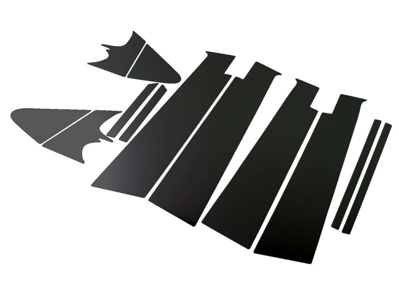 BRIGHTZ アクア NHP10 超鏡面ステンレスブラックメッキピラーパネル 有用 12PC 【 PIL-BLA-064 】 6142|MK店