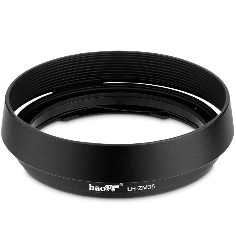 Haoge LH-ZM35 バヨネットメタルラウンドレンズフードシェード Carl Zeiss Distagon T 1.4/35 35mm f1.4 f/1.4 ZMレンズ対応 ブラック
