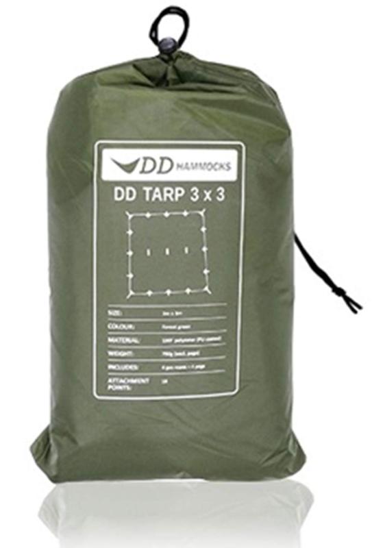 DD Hammocks DD Tarp 3x3 四角四面 耐水性 3000粍 ハンモックの飛球に至適なタープ (フォレストグリーン) [並行輸入品]