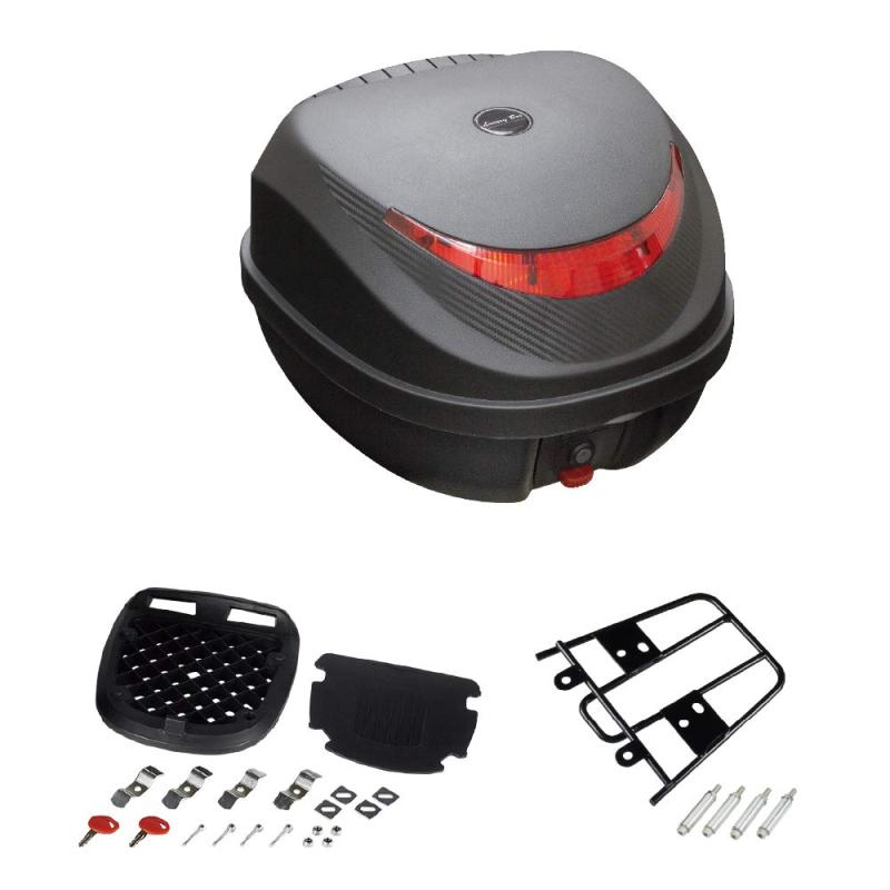 バイクパーツセンター(Bike Parts Center) リアボックス 32L ブラック×レッド