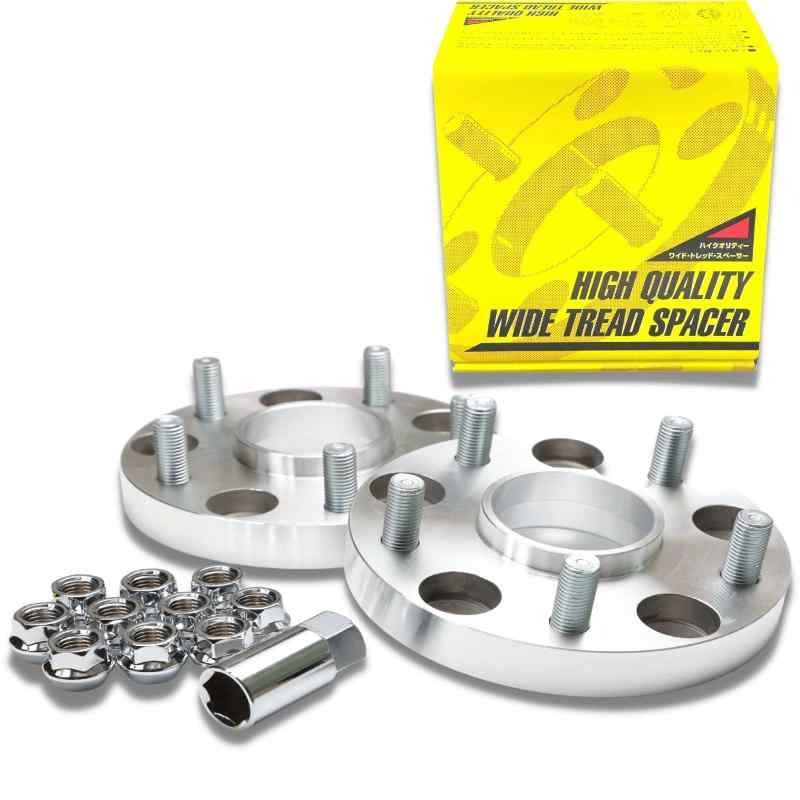シンセイ ワイドトレッドスペーサー 25mm PCD114.3 M12×P1.5 5H 2枚 HW5125-60T