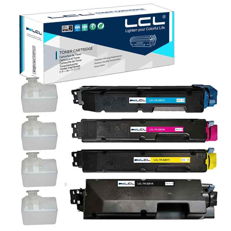 LCL Kyocera用 京セラ用 TK5281 TK-5281 TK-5281K TK-5281C TK-5281M TK-5281Y (4色セット ブラック シアン マゼンタ イエロー) 互換トナーカートリッジ 対応機種：ECOSYS M6635ci