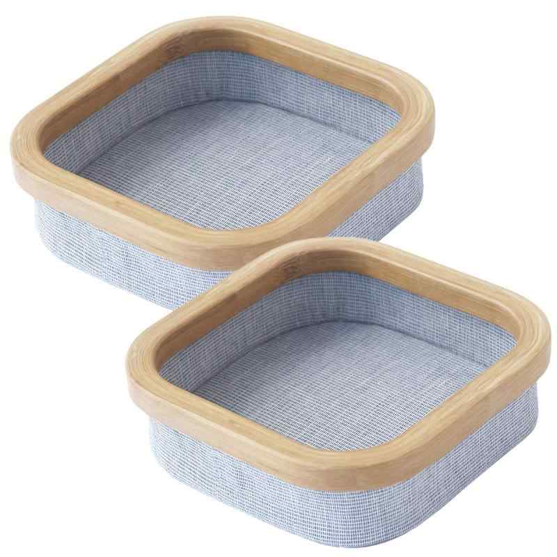 GUDEE グディ 収納トレイ 収納ケース 小物入れ マルチトレイ 竹 布製 GudeeLife Walt-Storage tray