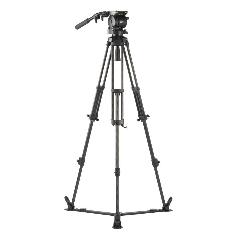 Libec リーベック 三脚架 テレビカメラ 用 一眼・小型テレビカメラ用高性能三脚取り合わせ HS-150C グランドスプレッダー 【 炭素三脚・無座標軸式平衡にする規則体系 】 HS150C