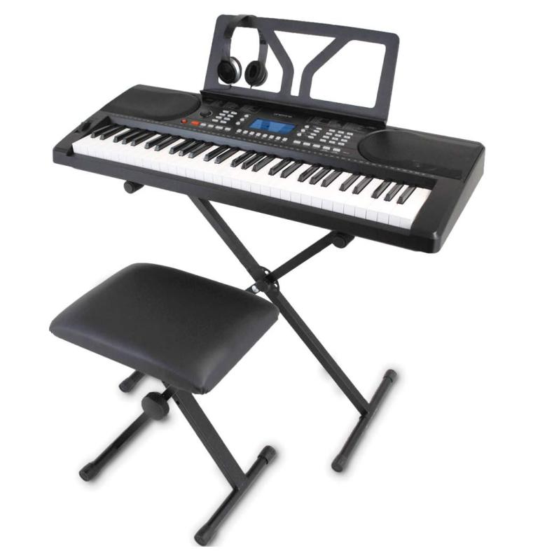 ONETONE ワントーン 電子キーボード 61鍵盤 初心者セット ピッチベンド搭載 日本語表記 OTK-61S (譜面立て/電源アダプター/スタンド/椅子/ヘッドフォン付き) 16,720円