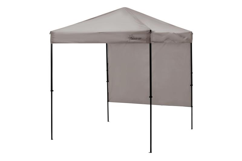 SOLO UP ワンタッチ タープテント ワンアクション タープ キャンプ テント アウトドア サンシェード 横幕付き 2.5m/2.2ｍ/2.0ｍ/1.8m 紫外線カット 遮熱 グレージュ