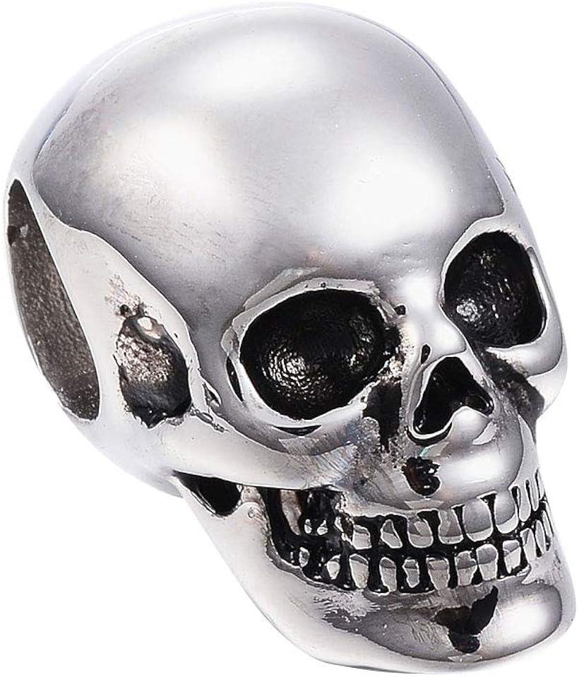 楽天市場】スカルビーズE 1粒 /アクセサリーパーツ/メタル/手芸/部品