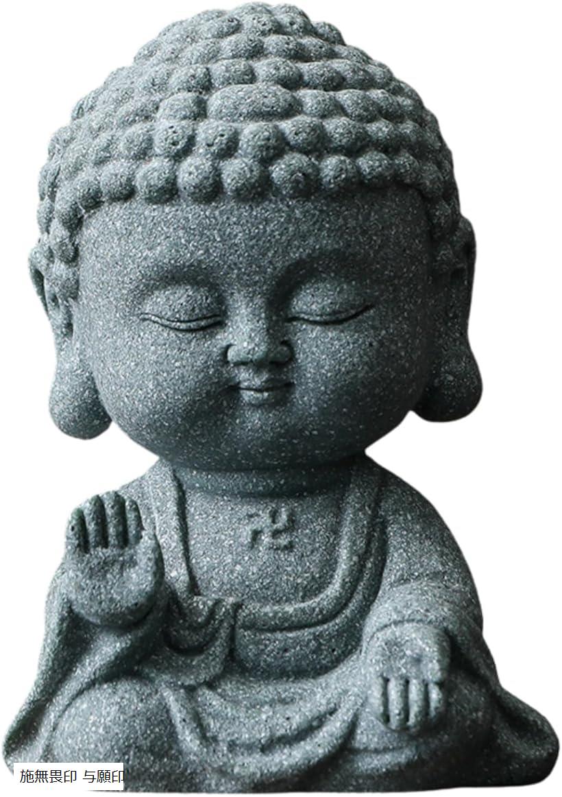 楽天市場】仏像 オブジェ 置物 仏教工芸品 石仏 釈迦 如来