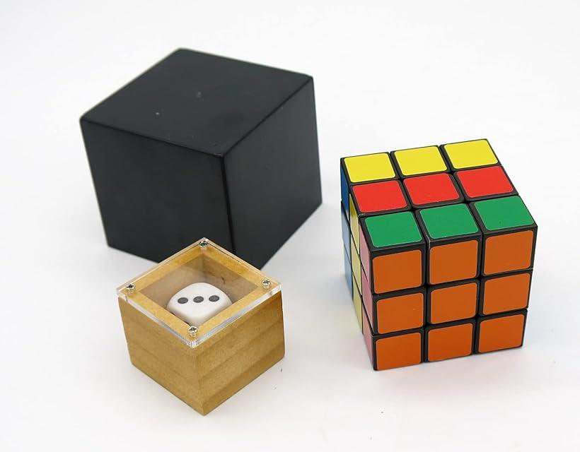 楽天市場】【手品マジック】箱の中のダイス奇妙なダイスボックス(木製