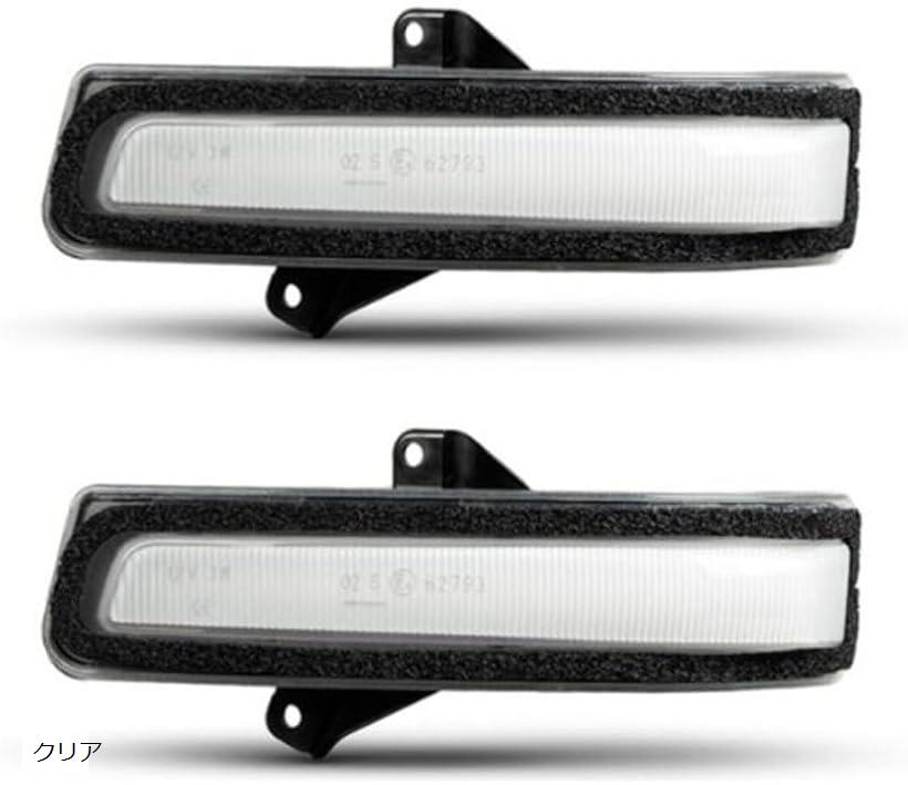 互換品・・ ジムニー JB64 JB74 車検対応 ノーマル点滅との切替スイッチ付き LEDドアミラーシーケンシャルウインカーランプ クリアレンズ 球切れ警告防止 発光色:オレンジ クリア
