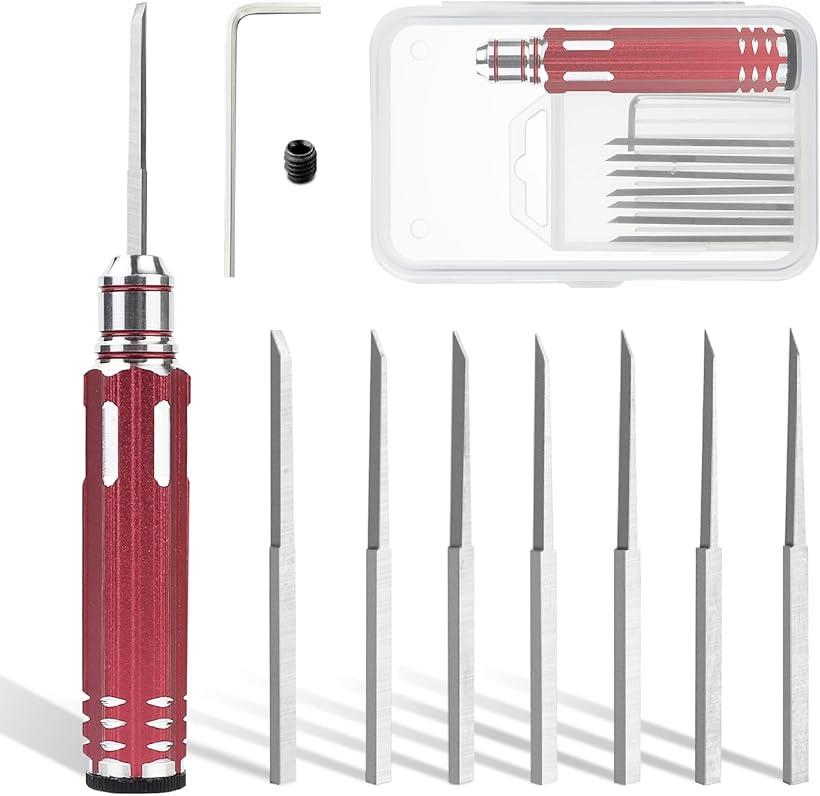 楽天市場】スジボリ タガネ 7つ刃セット ガンプラ ミニ四駆 フィギュア