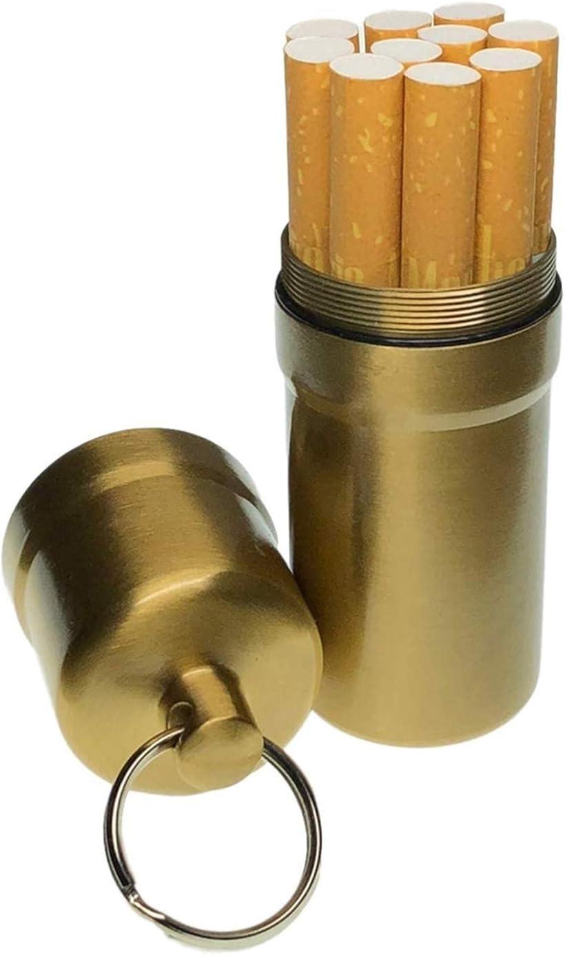 携帯カプセル型　真鍮キーホルダー　携帯灰皿 電子　タバコケース ナスカン紙タバコ 携帯灰皿 真鍮キーホルダー 携帯灰皿 電子 タバコケース