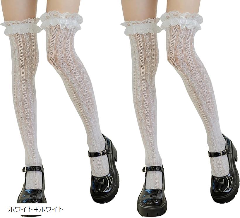 レースリボンオーバニー 楽天市場】【公式 靴下屋】 レース付き ストッキング