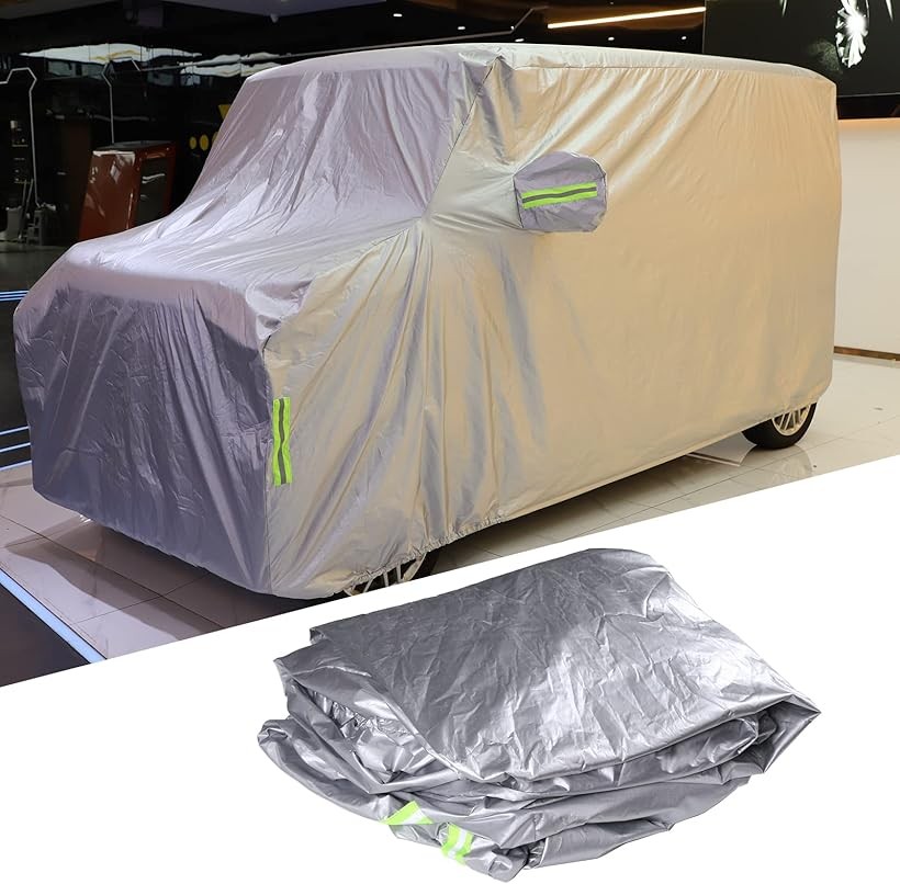 車カバー ボディカバー 車体カバー 軽自動車 保護カバー カー用品 収納袋付き 四季対応 ホンダ N-BOX JF3 JF4 2017-2021に適用