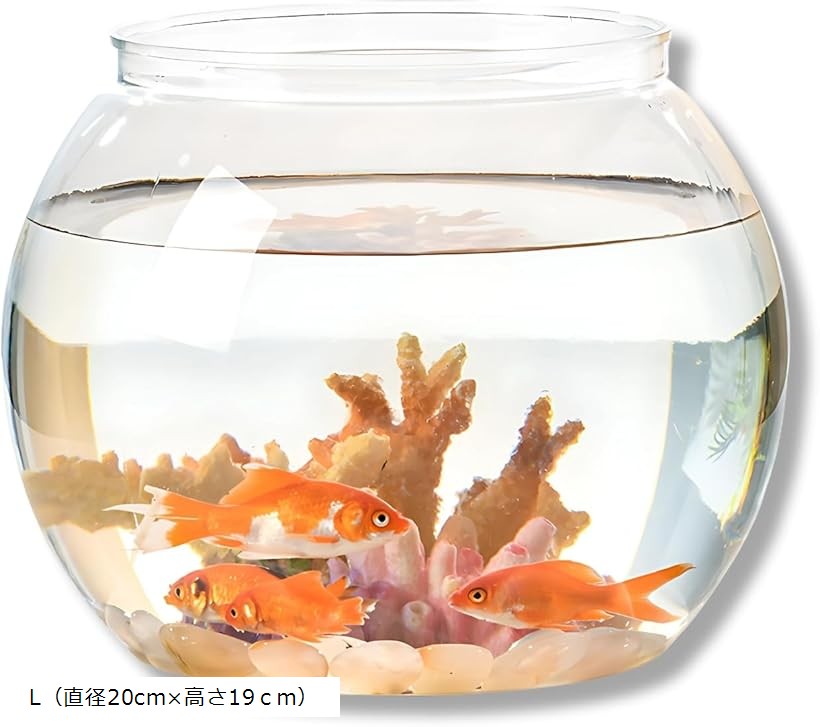 楽天市場】Lov Sawar 金魚鉢 プラスチック 割れない金魚鉢 透明 金魚