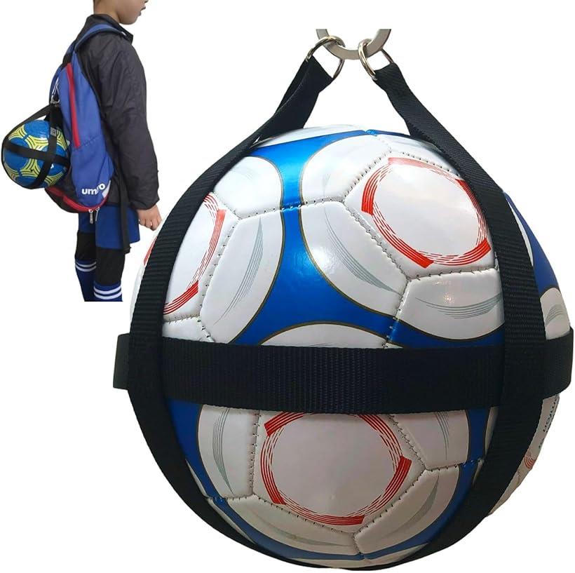 ハンドメイド ボールホルダー サッカーボール入れ 収納 上部リング使用 ハンドメイド ボールホルダー サッカーボール入れ 収納 上部