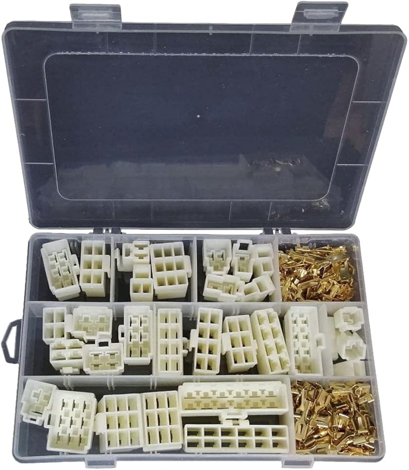楽天市場】250型 コネクタ カプラー 平型 接続 端子 1 ～ 12 極 セット